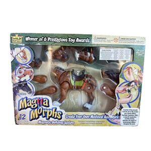 Wild Republic Magna Morphs Vintage Toy Model Collectible Rare Figurine War Horse